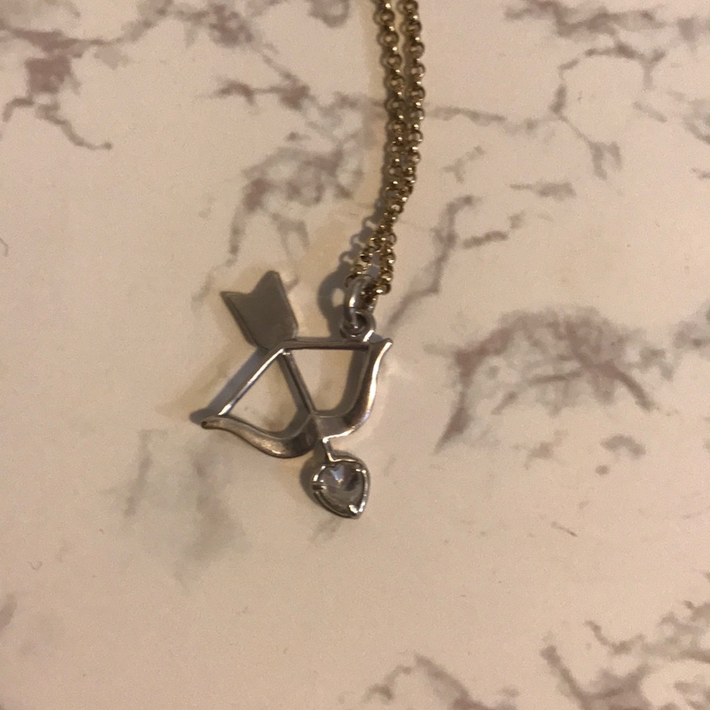 Y2K Juicy Couture Bow and Arrow Swarovski Necklace - Picture 4 of 7